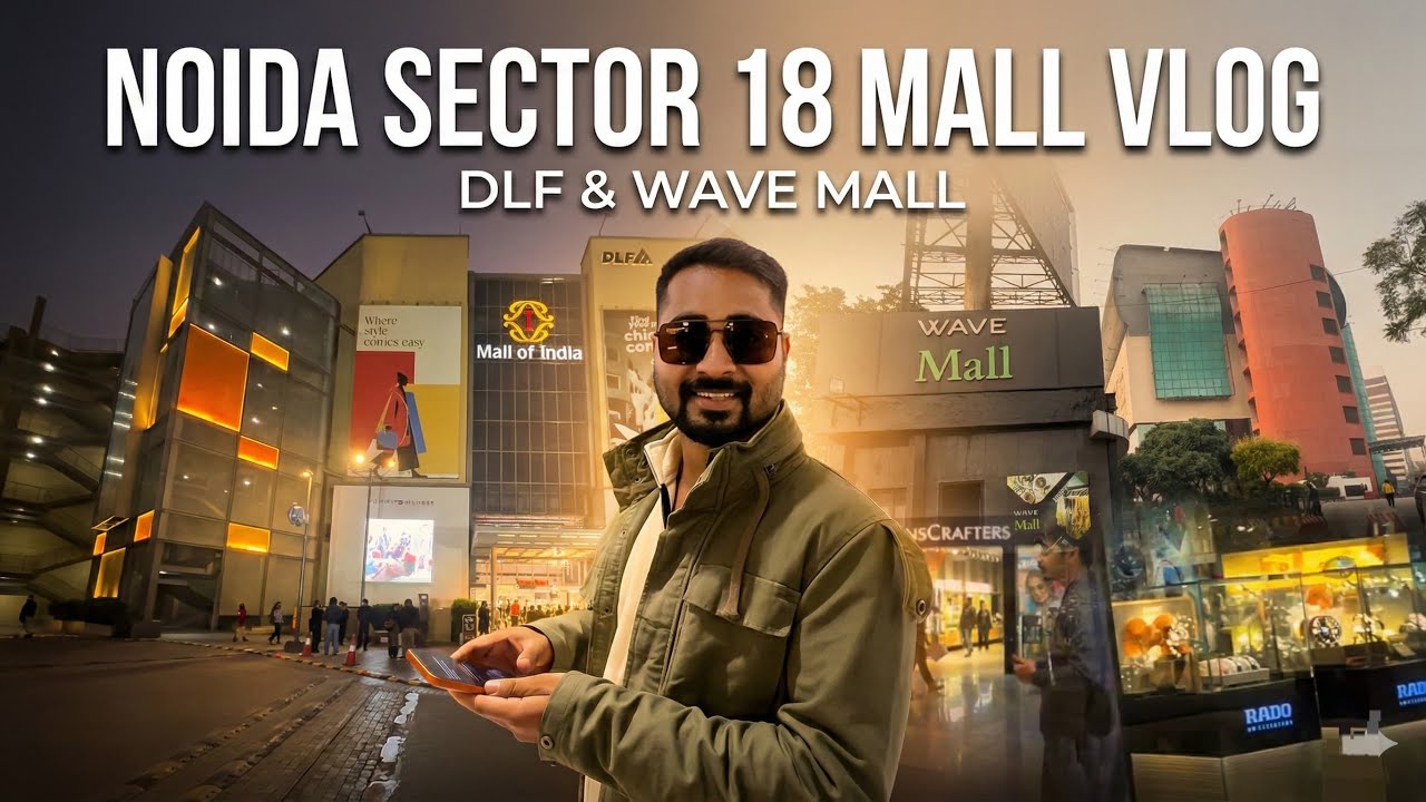 A Day at the Mall😎 | Noida sector 18 Wave Mall | DLF Mall 🛍️