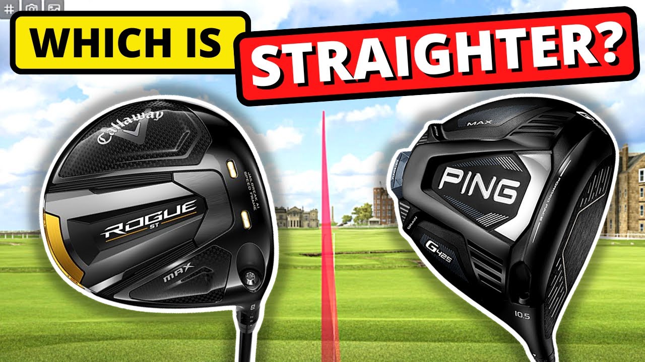 STRAIGHT HITTING DRIVER TEST - Callaway Rogue ST Max VS Ping G425 Max