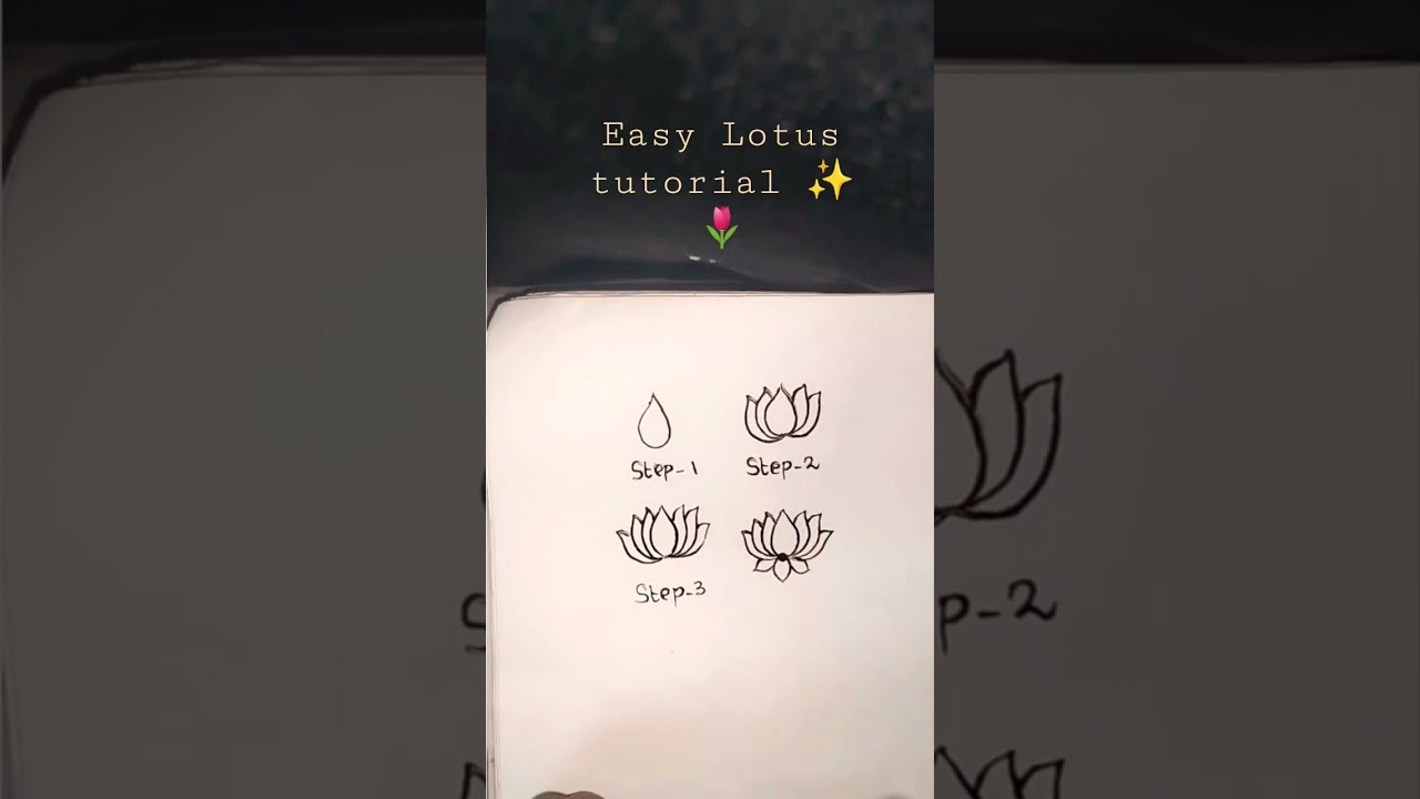 Easy lotus tutorial ✨👀 |#flowers #mehendi #viralvideo #fyp #viral #lotus #shorts #video ..........