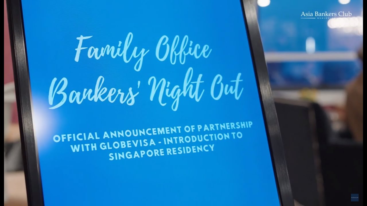 Family Office Bankers' Night Out in Hong Kong with Globevisa - Introduction to Singapore Residency