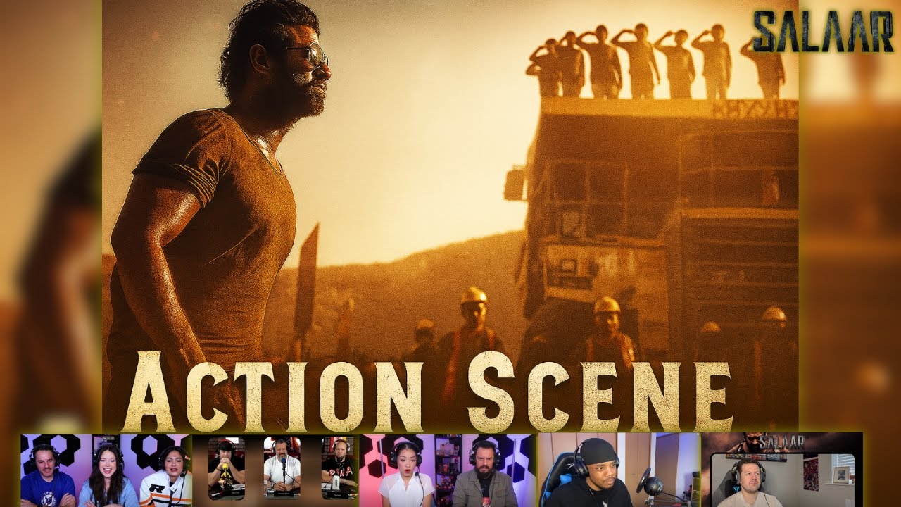 Salaar First Fight Scene: Foreigners React| Prabhas Rage is Unstoppable!