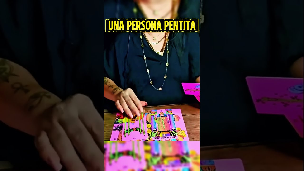 Questa Persona Sta Pentita! Chi è? E Perché? #tarocchiinterattivi 