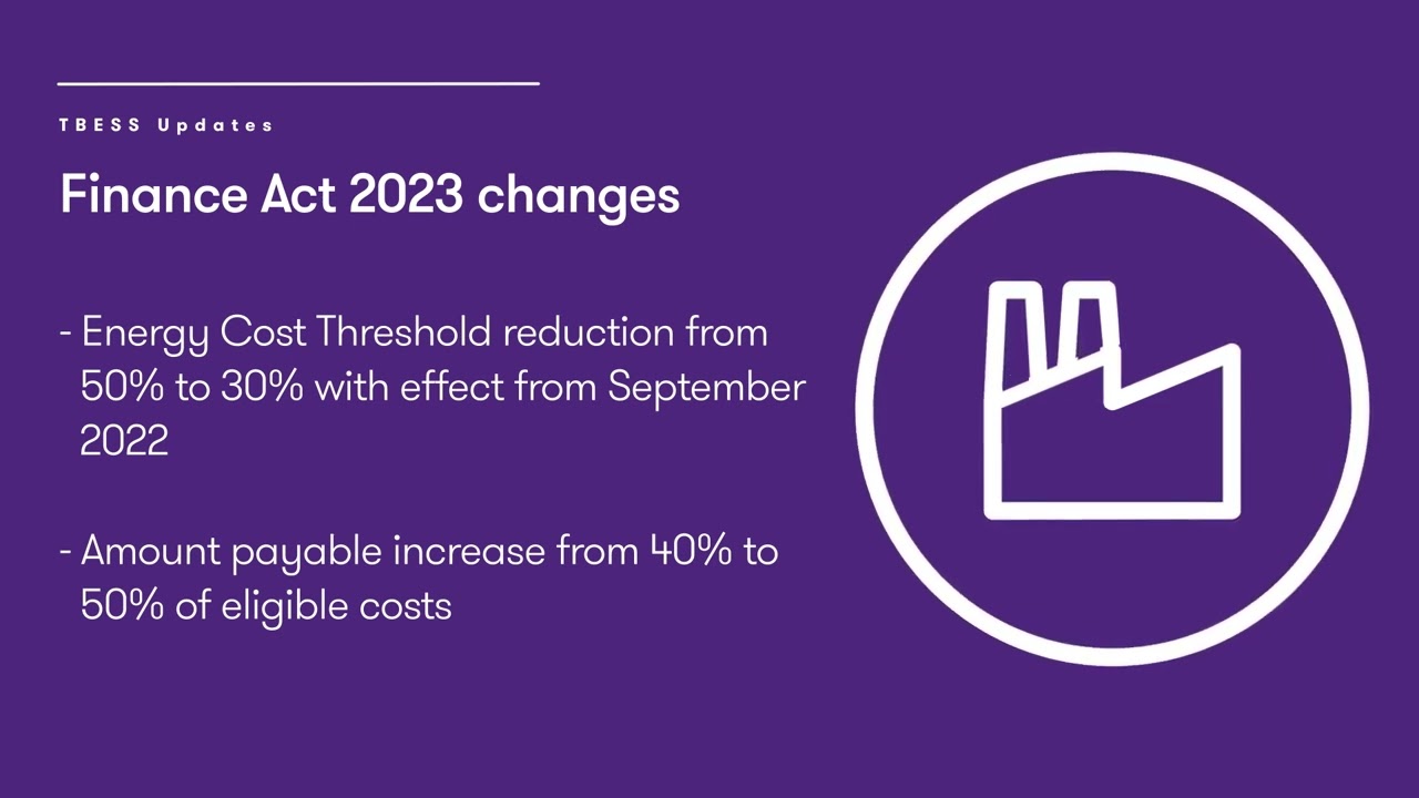 Updates to the Temporary Business Energy Support Scheme (TBESS)