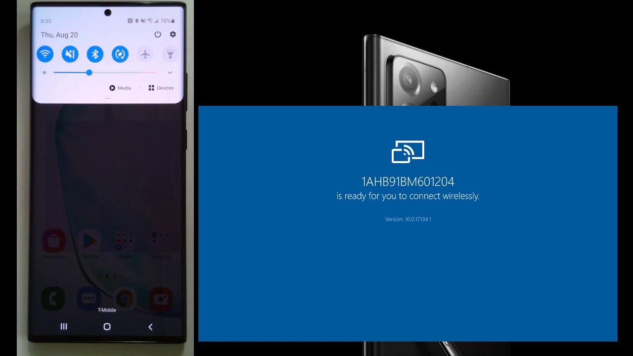 Note 20 - Wireless Dex Demo