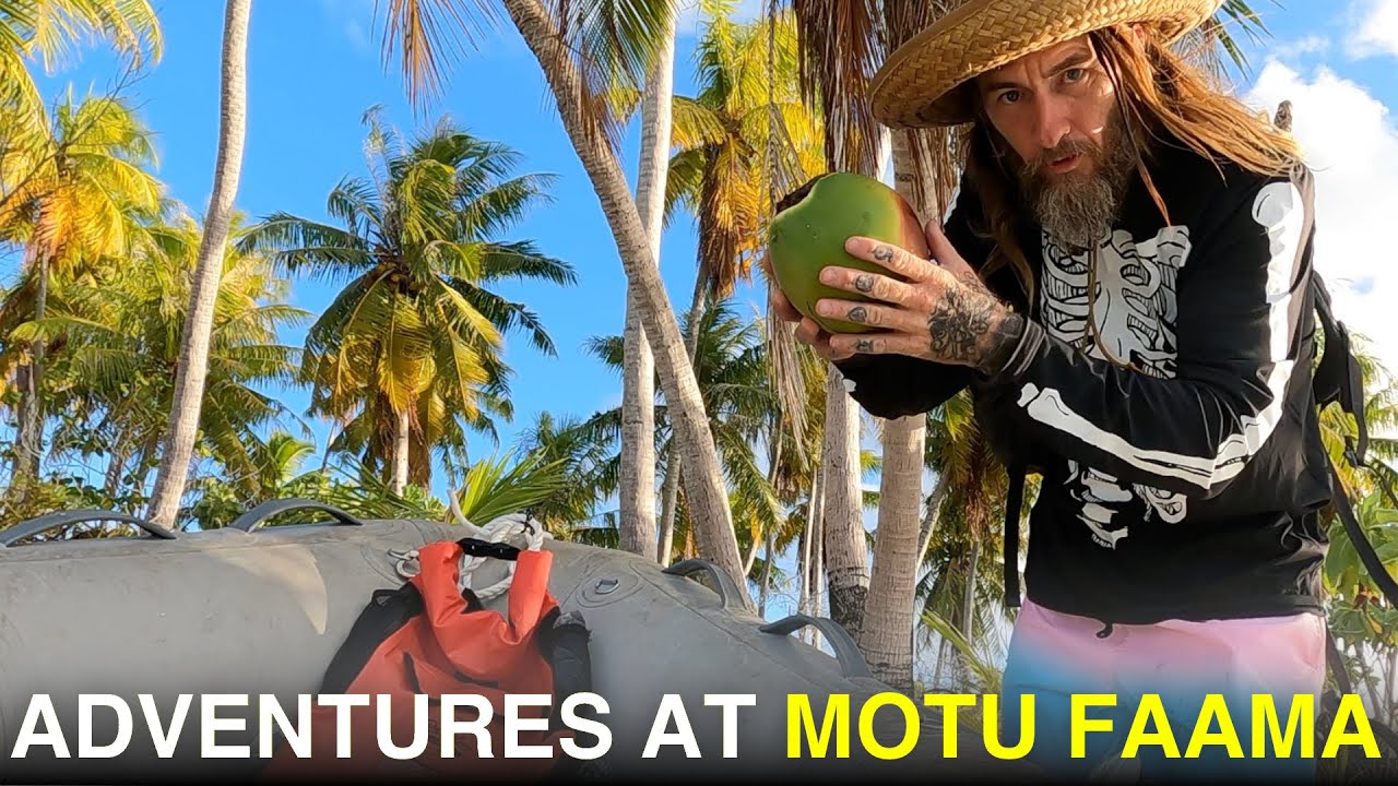 Sailing to the Remote Anchorage of Motu Faama on Ranigora in the Tuamotus