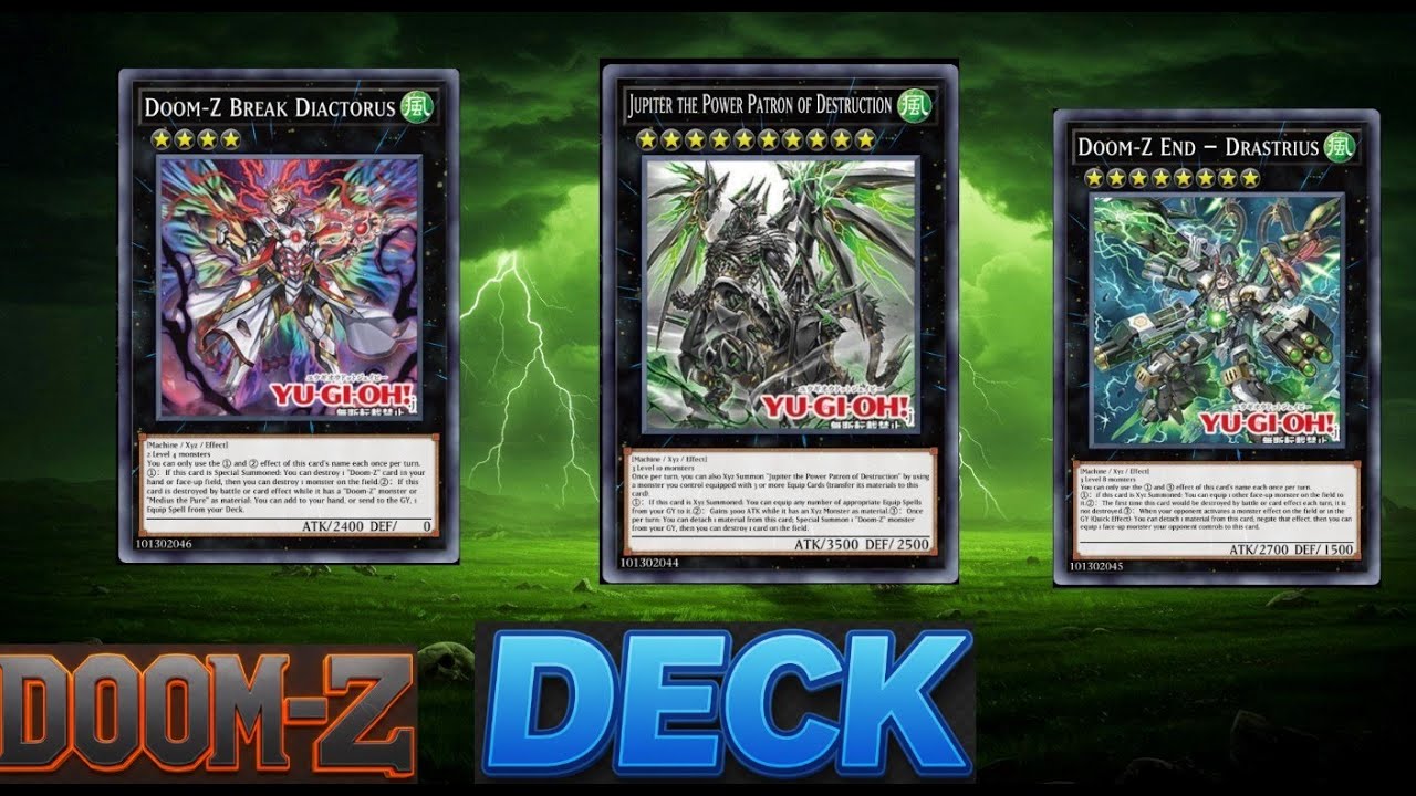 MDPRO3,🌑⚡ Doom-Z  Deck! 🌑⚡ #YuGiOh [DOOD],Jupiter the Power Patron of Destruction