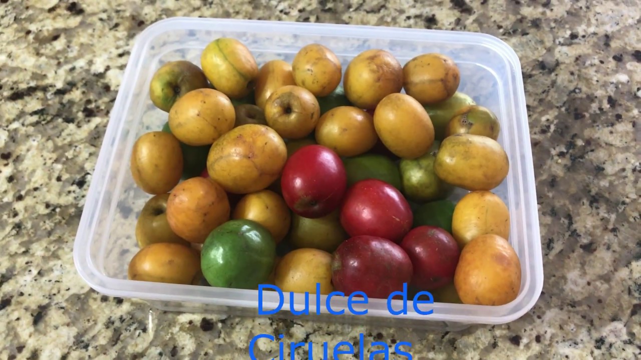Dulce de ciruelas cubano.
