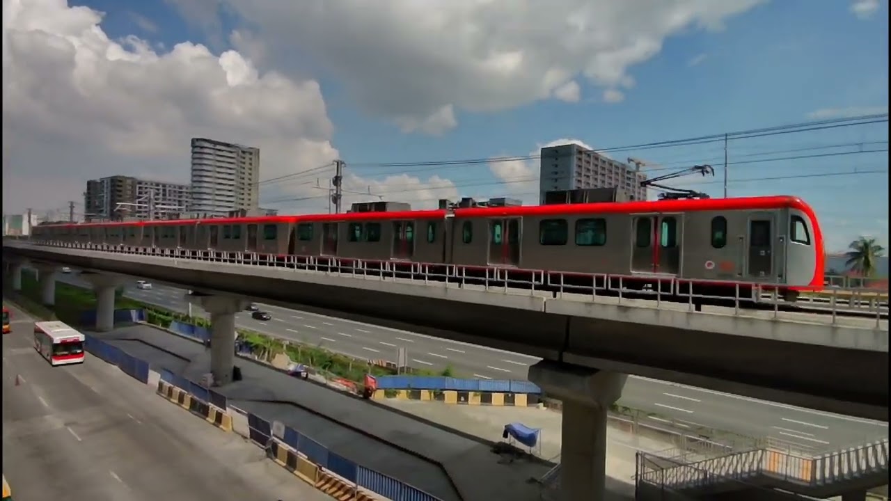 LRT1 - Cavite Extension Phase 1 Test runs [60 fps]