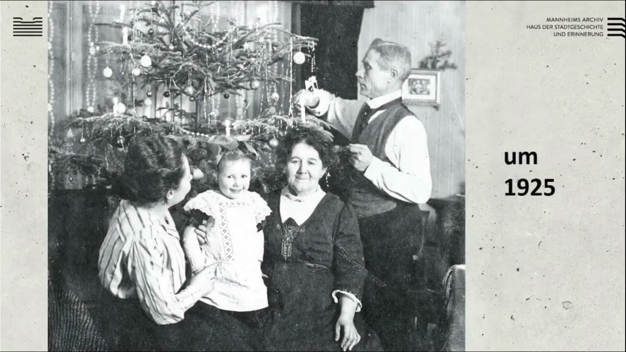 Weihnachten in Mannheim in historischen Bildern