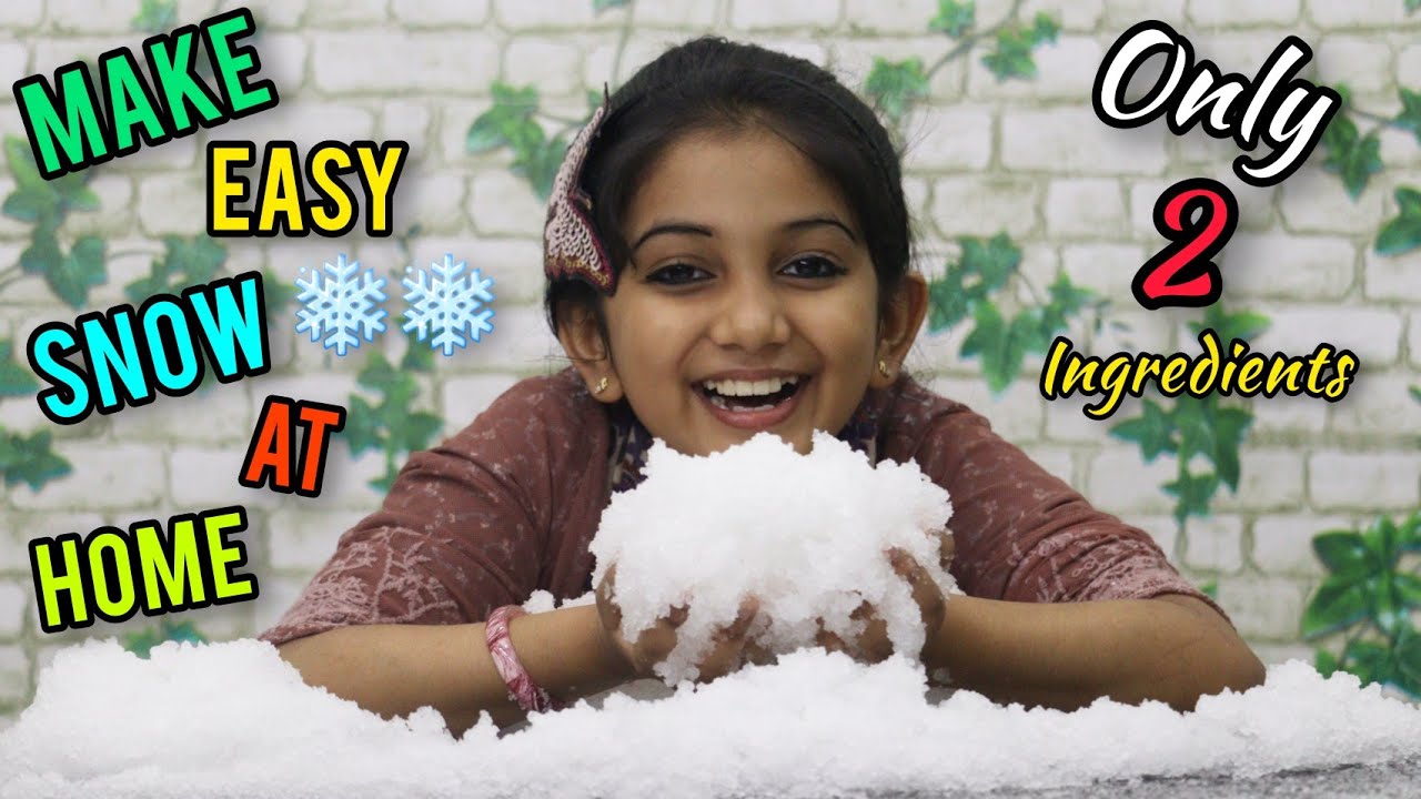 Snow Experiment | How to make Snow at Home | Minshas World