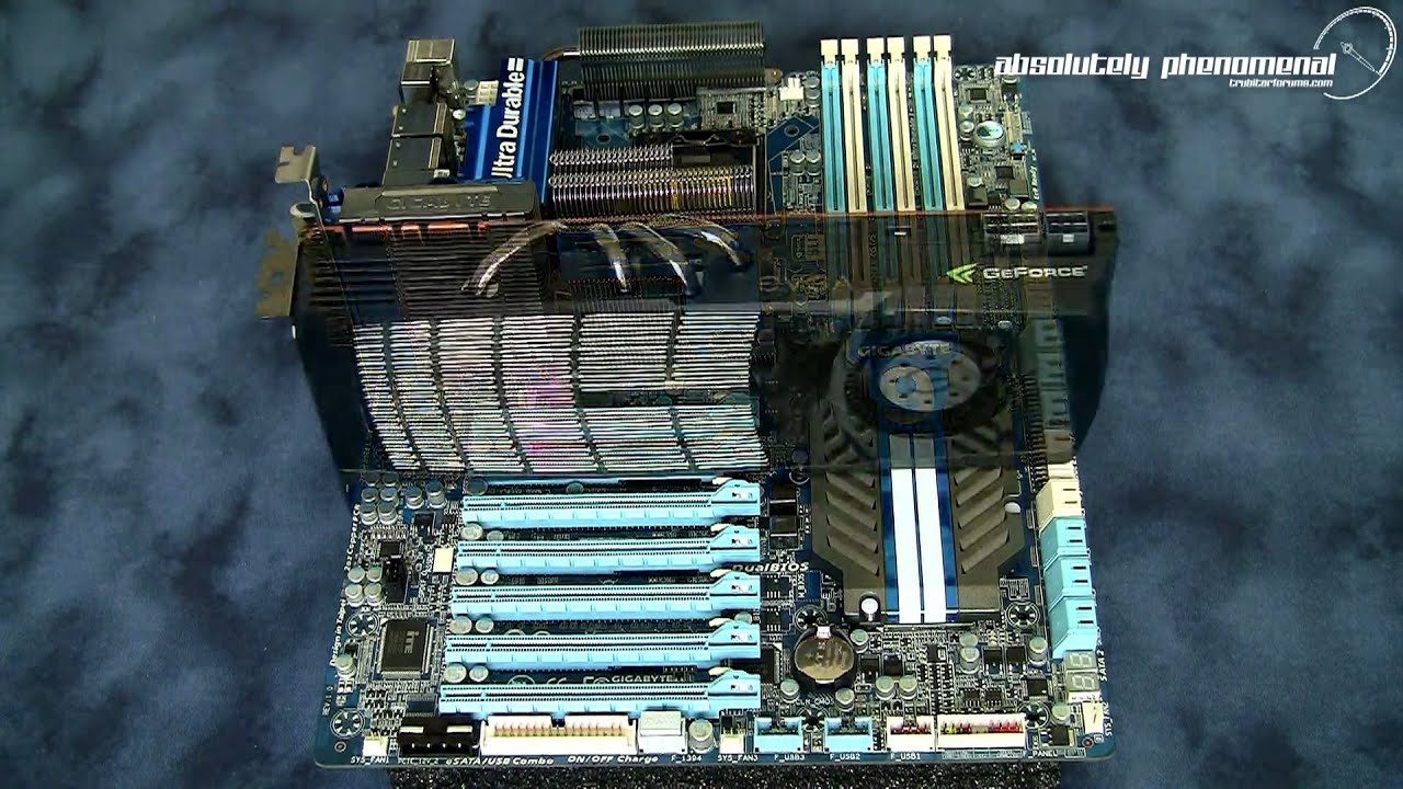 GIGABYTE GA-X58A-UD9 Unboxing