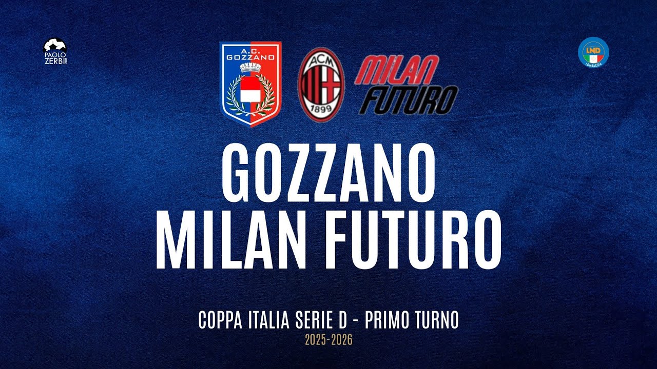 [HIGHLIGHTS] Coppa Italia Serie D 2025/2026 I Turno - Gozzano - Milan Futuro