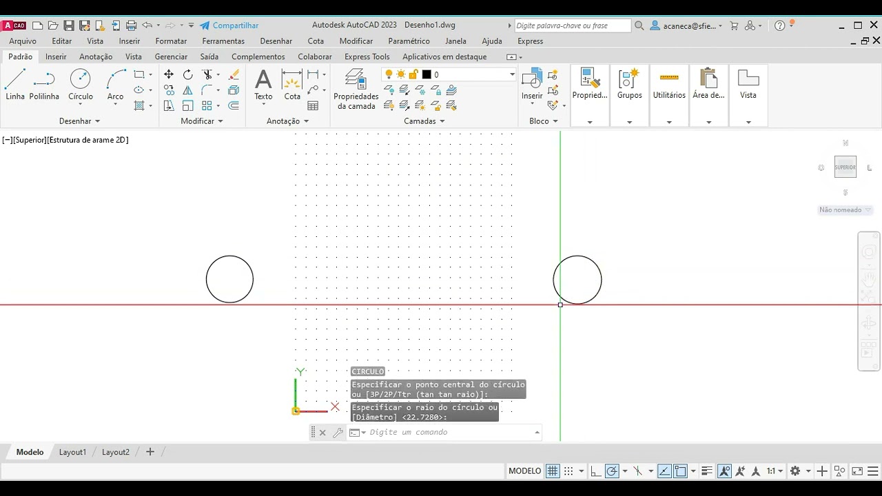 AutoCAD 2023 2D - Configuração da Grade e Limite do Desenho.