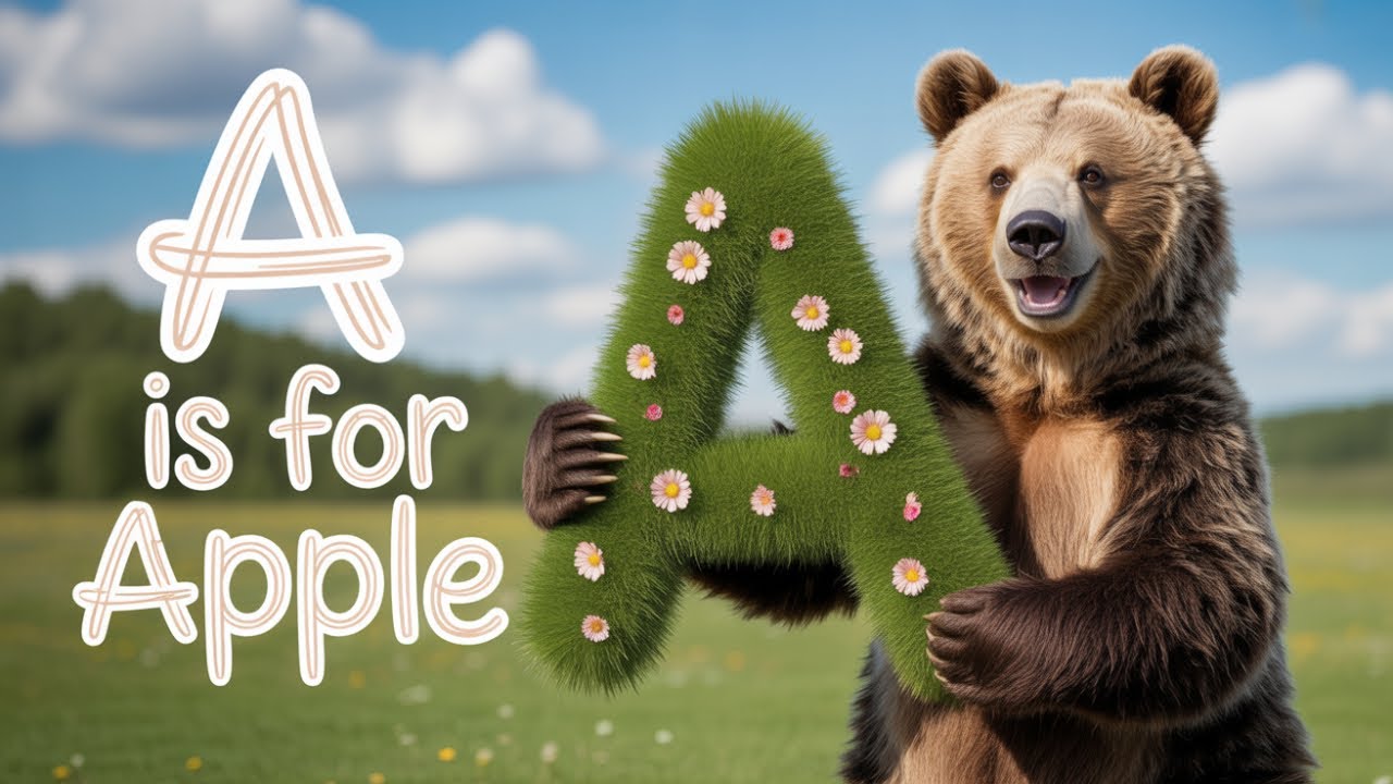 Bear Teaches Alphabet | Learn A to Z with Fun Characters