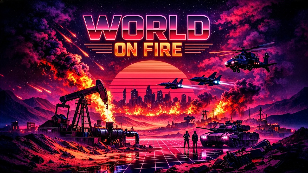 World on Fire &ndash; Dark Synthwave & Neon Apocalypse