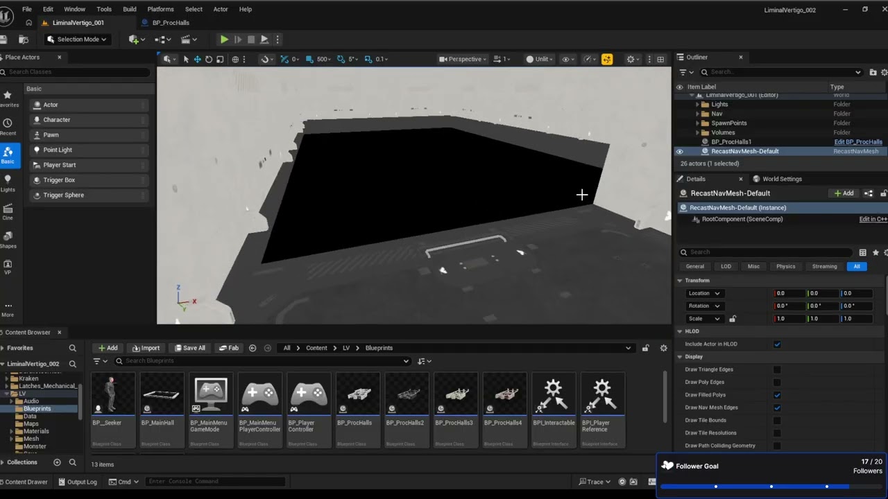 Making my 1st game. Day 31a. Procedural Logic for the Ninth Floor.