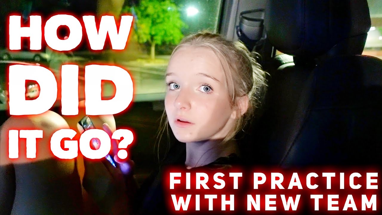 FIRST PRACTICE WITH HER NEW TEAM | Family 5 Vlogs