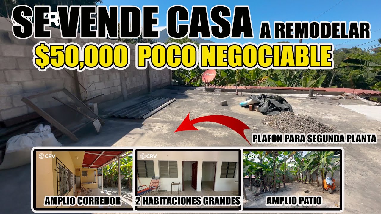SE VENDE CASA A REMODELAR CIUDAD DELGADO SAN SALVADOR | CRV EL SALVADOR