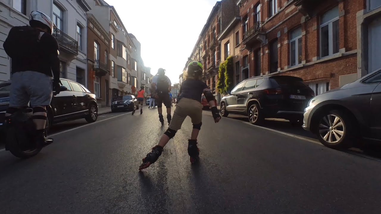 Brussels roller bike parade 17 june 22