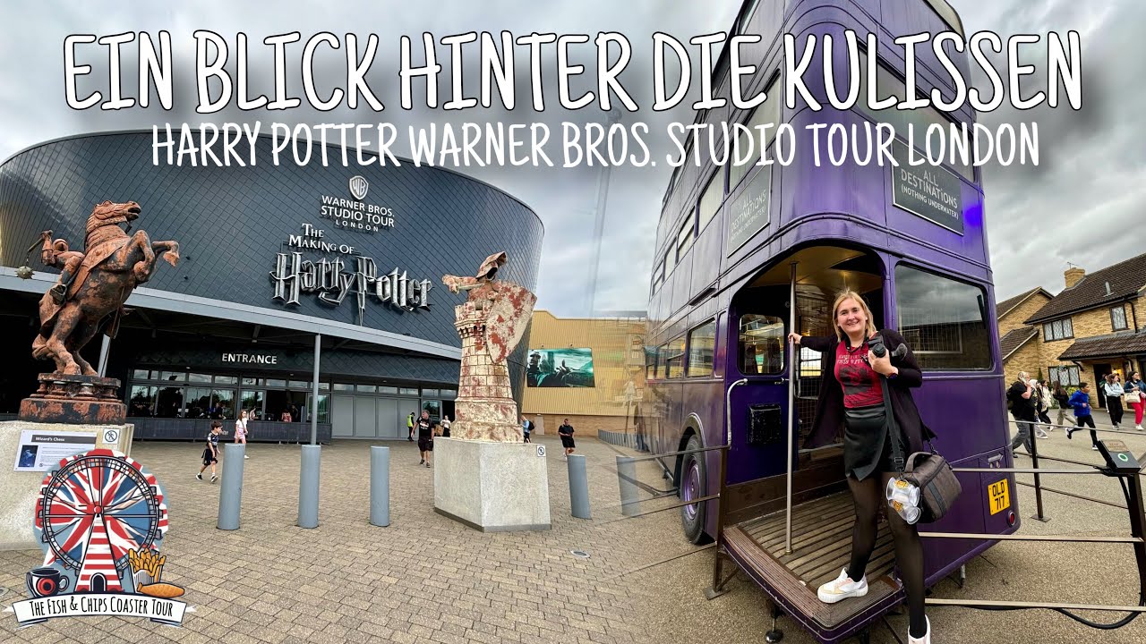 HARRY POTTER Warner Bros. Studio Tour | EIN BLICK HINTER DIE ORIGINAL KULISSEN DER ZAUBERERWELT ! 🪄🥺