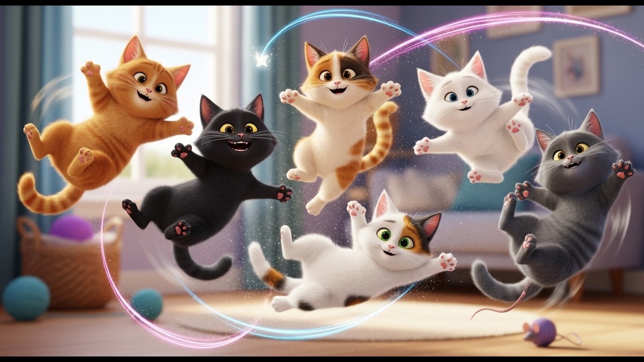 🌳 Play Day Adventures! Cats Exploring Outdoors for Kids