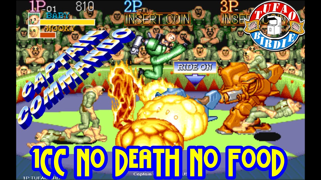 CAPITAIN COMMANDO 1CC NO DEATH NO FOOD NO TURBO