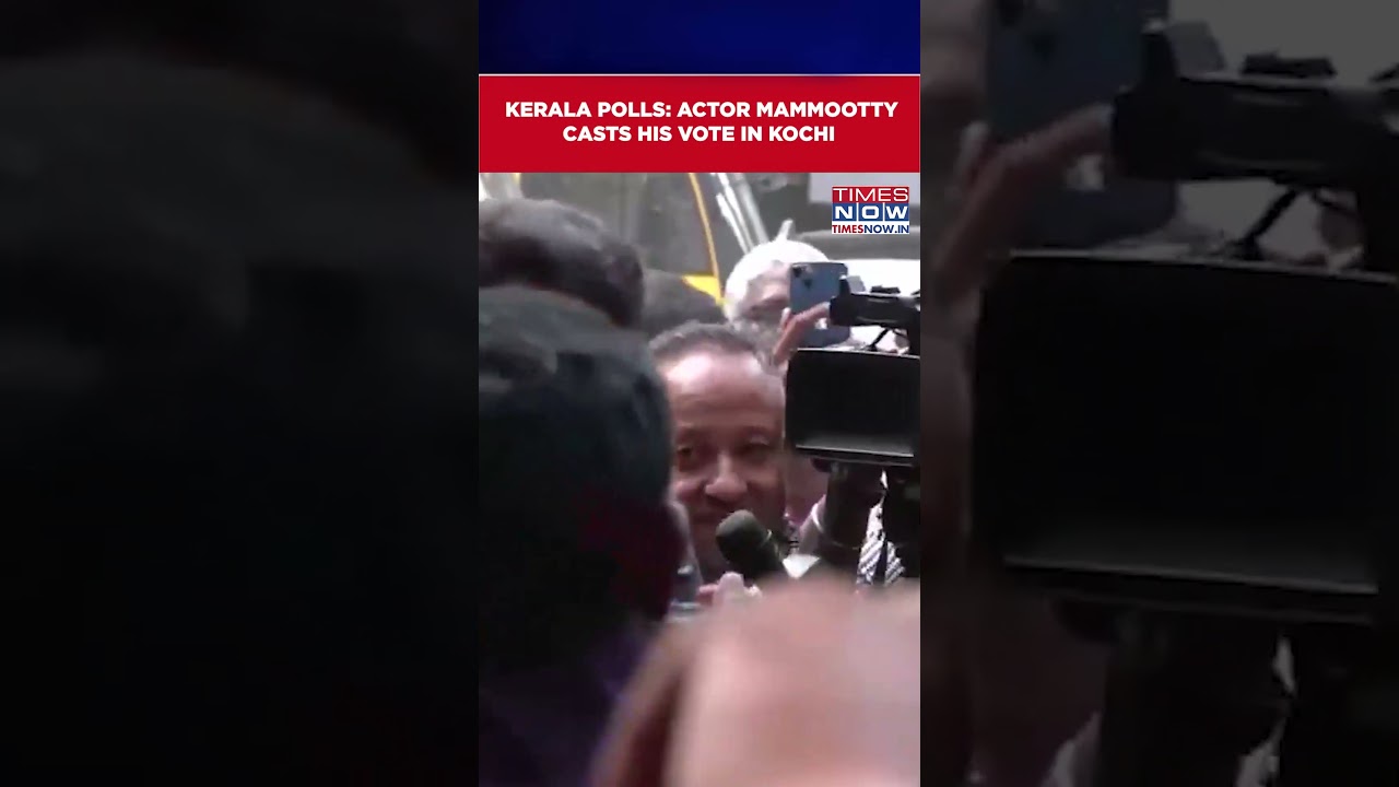 Kerala Elections Update: Actor Mammootty Casts His Vote In Kochi #shorts