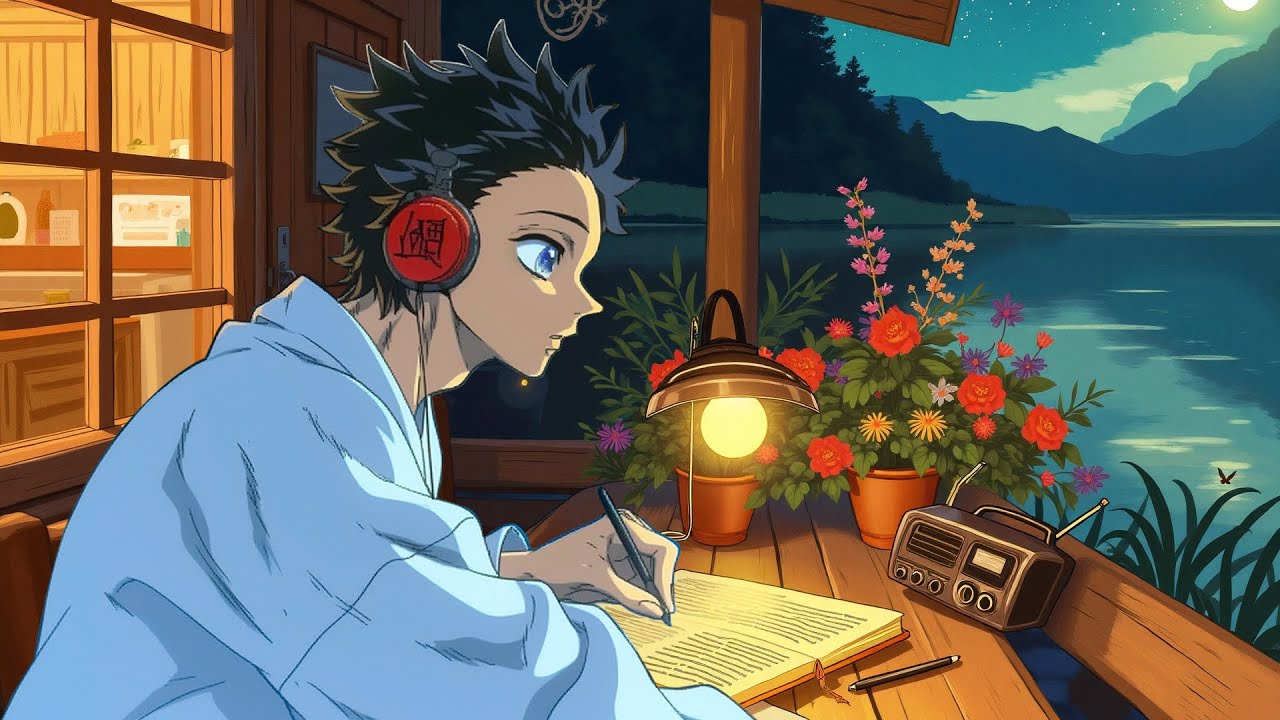 Focused Mind & Calm Energy 🎧 Anime Lofi Hip Hop Mix – Relaxing Beats to Power Through Your Day