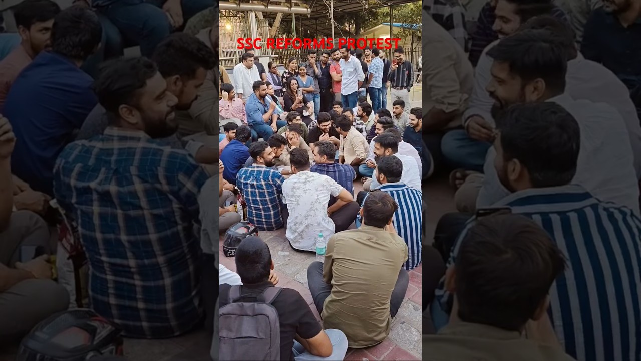 SSC REFORMS | PROTEST | 2025 EXAMS | DEEPAK SHARMA SIR & RANKERS GURUKUL TEAM | WITH SSC TEACHERS..
