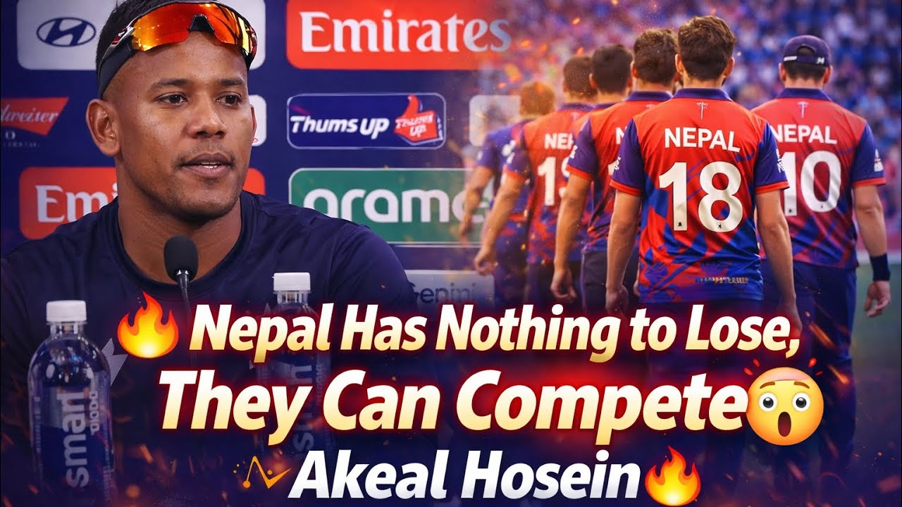 Nepal Has Nothing to Lose 😮🔥 Akeal Hosein #nepalcricket #akealhosein #nepalvswestindies 