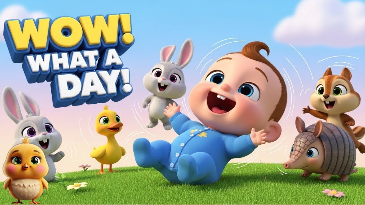 🌈Sunny Sammy’s Wild Day! Fun Kids Cartoon Nursery Rhyme