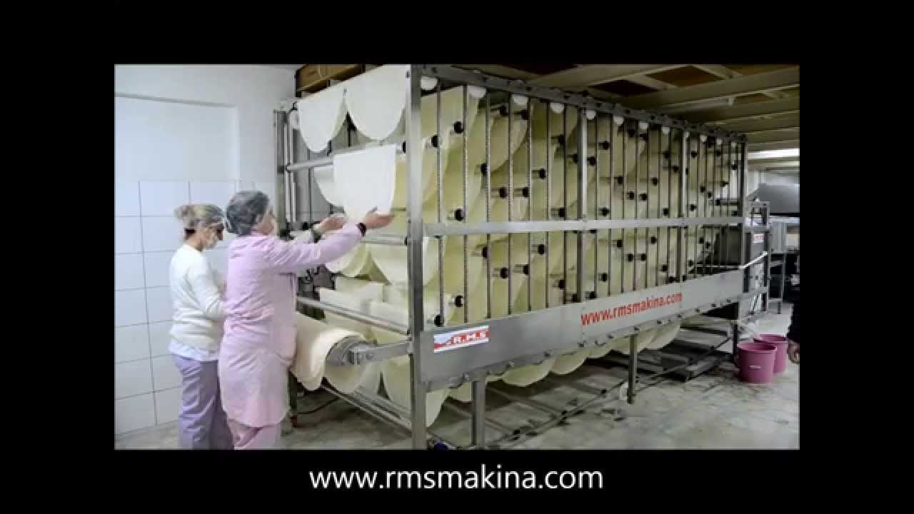 Yufka Sulama ve Kurutma Makinası - R.M.S - Remteks Makina Sanayi