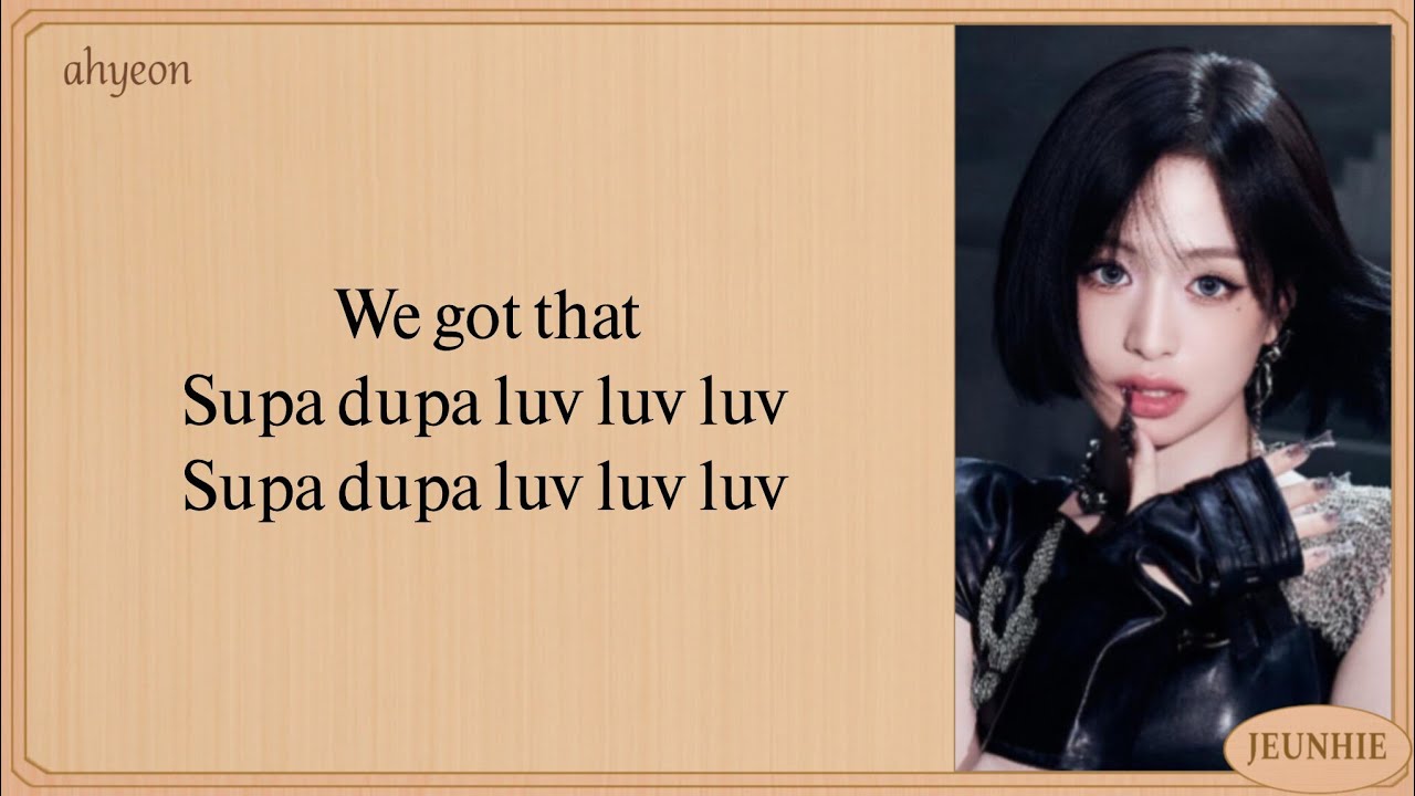 BABYMONSTER Supa Dupa Luv Lyrics