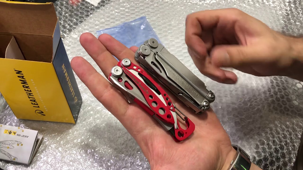 LEATHERMAN SİDEKİCK-WAVE PLUS-SKELETOOL RX MODELLERİN KUTU ACILIMI