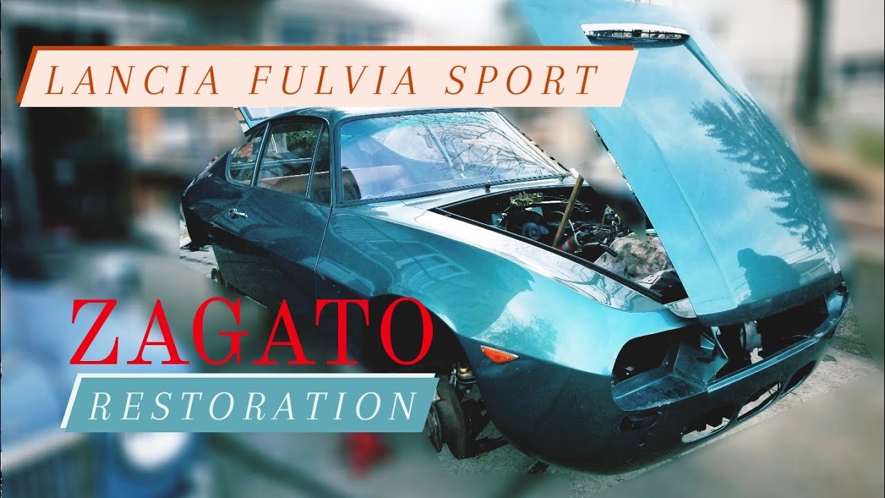 Lancia Fulvia Sport Zagato Restoration - Complete Metal Work and Paint