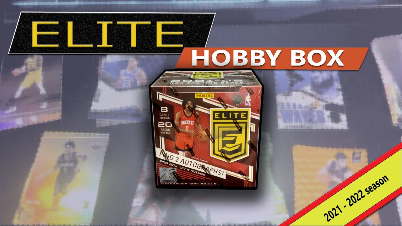 FIRST LOOK - 2021 / 2022 Panini ELITE Basketball HOBBY box