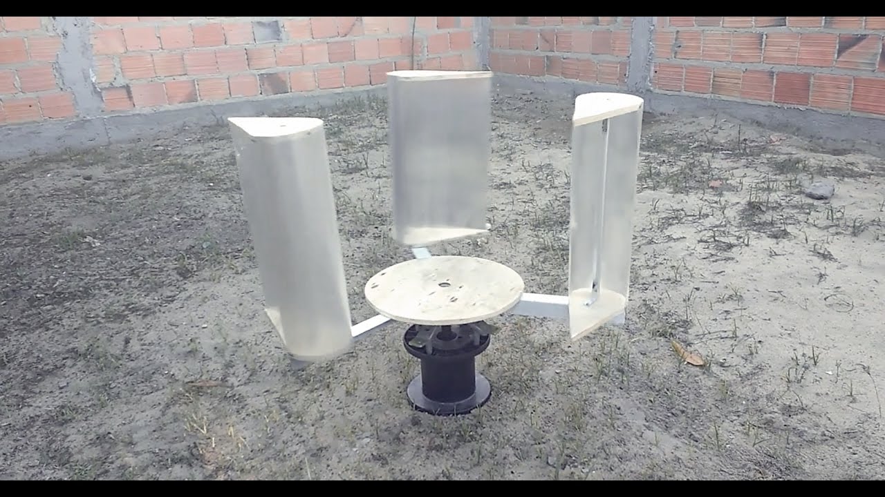 COMO FAZER UMA TURBINA EÓLICA COM AERODINÂMICA GOTA D'ÁGUA - FINAL