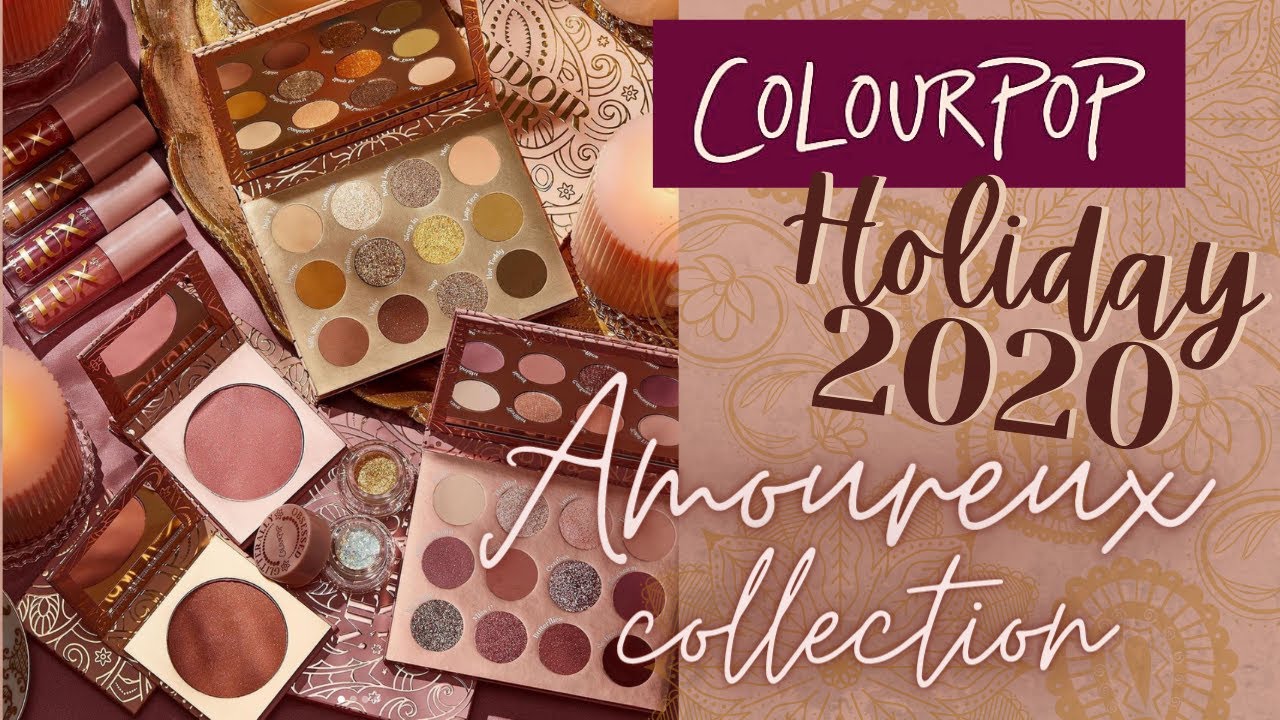 NEW ColourPop HOLIDAY 2020 Amoureux Collection | Swatches + Lots of Comparisons