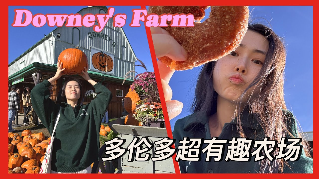 多倫多超有趣農場，南瓜節|南瓜派|南瓜甜甜圈|玉米迷宮 | Downey's Farm | 多倫多週邊遊 | 秋日週末好去處