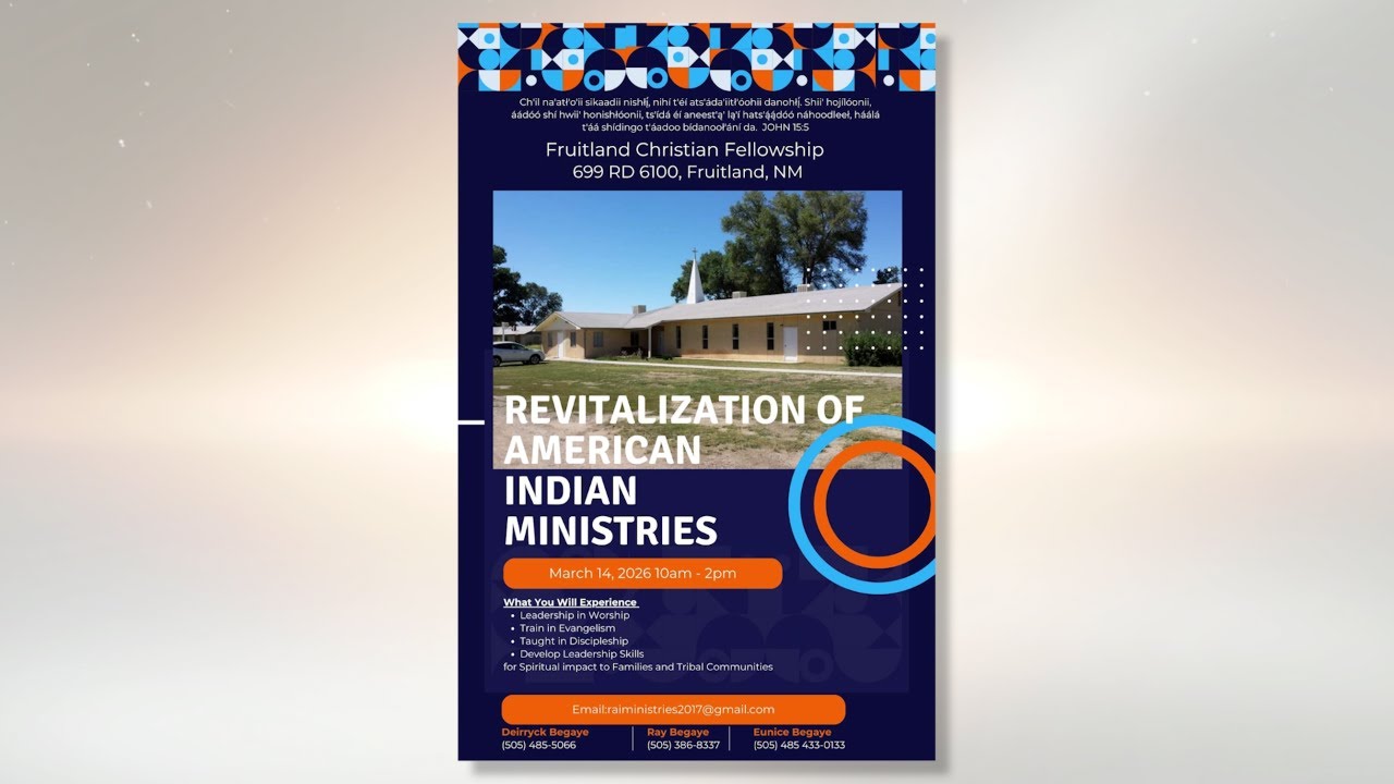 Revitalization of American Indian Ministries - Fruitland Christian Fellowship