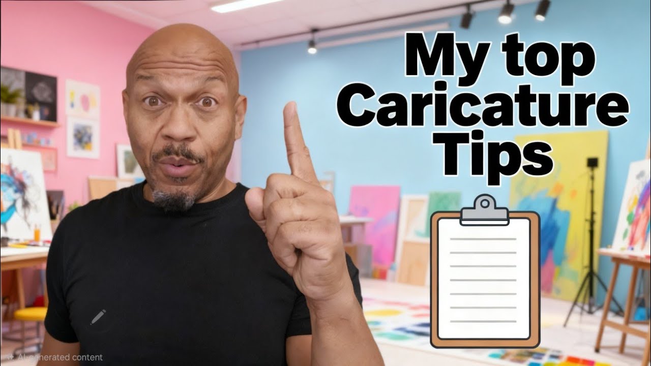 My Top Caricature Tips for beginners