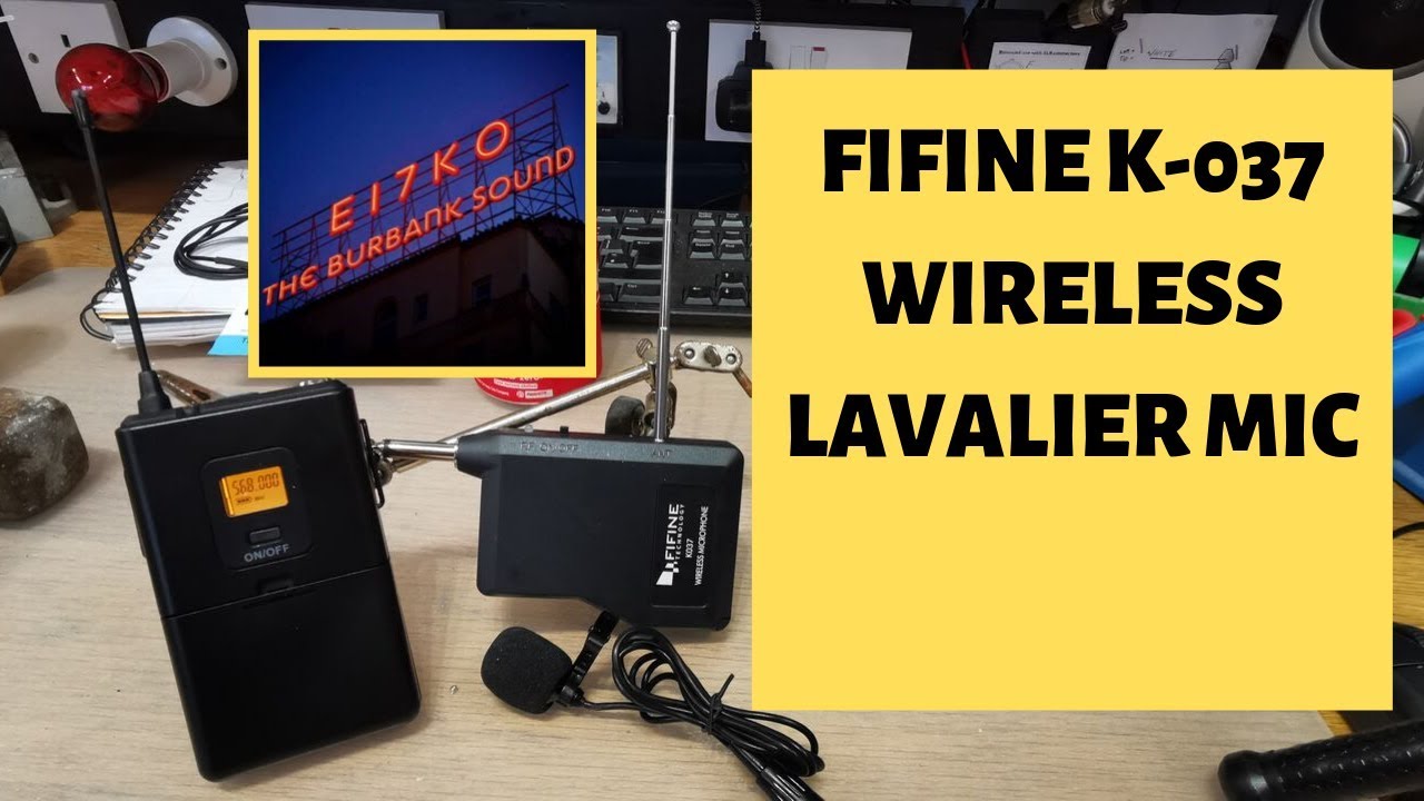 FIFINE K037 WIRELESS LAVALIER MIC