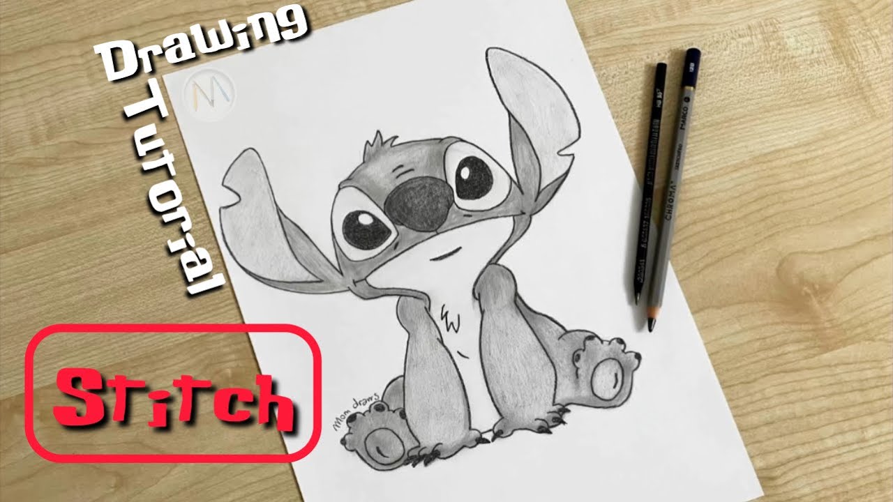 How to draw Stitch from Lilo and Stitch / Dreawing lesson for beginner
