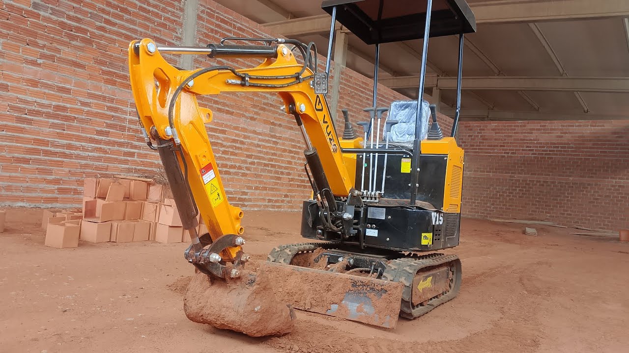 Mini Escavadeira Vuze X15 H Pronta pra trabalhar #escavação #terraplanagem #obras # locação 