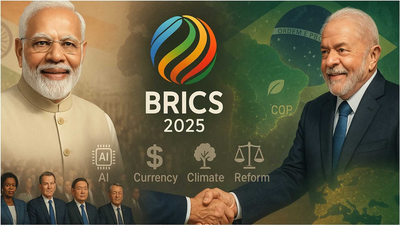 BRICS 2025: Modi in Brazil | Global South, AI & Climate Action Unite!