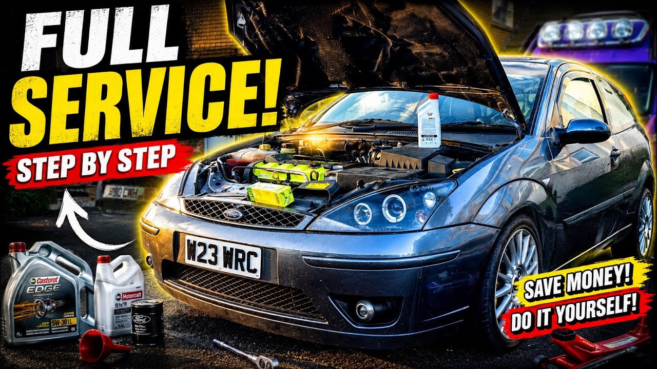 HOW TO DO A FULL SERVICE ON A MK1 FORD FOCUS | PROJECT WRC #14