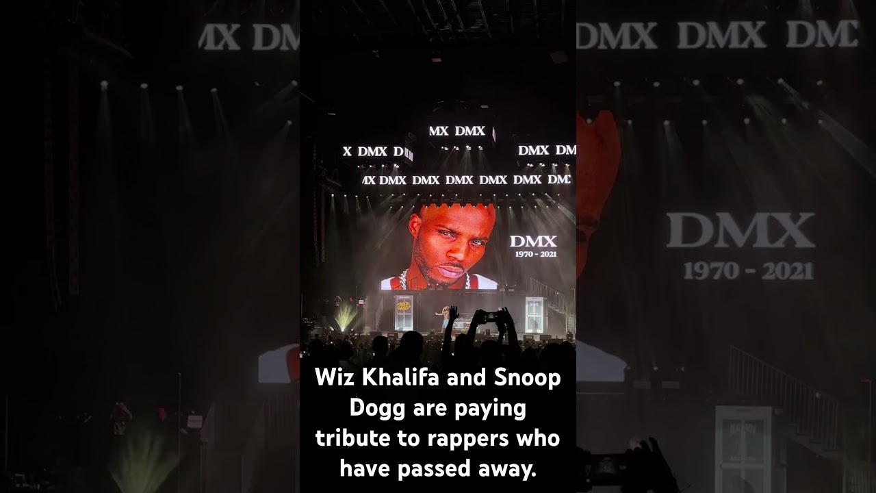 Snoop Dogg and Wiz Khalifa paying tribute to rappers who have passed away.