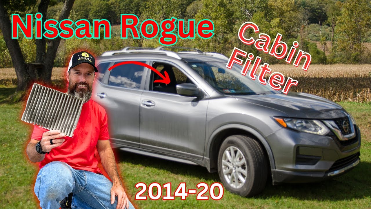 How to change a cabin air filter on a 2014-2020 Nissan Rouge