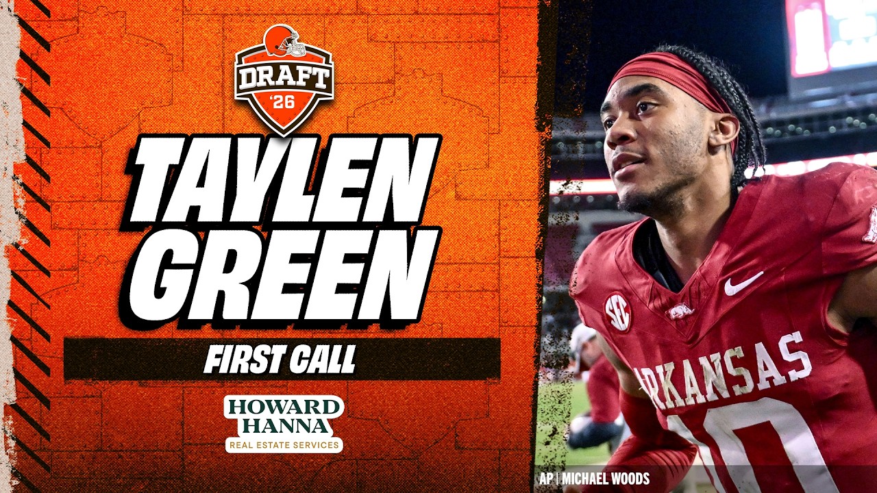 QB Taylen Green gets The Draft Call at No. 182 Overall | Cleveland Browns