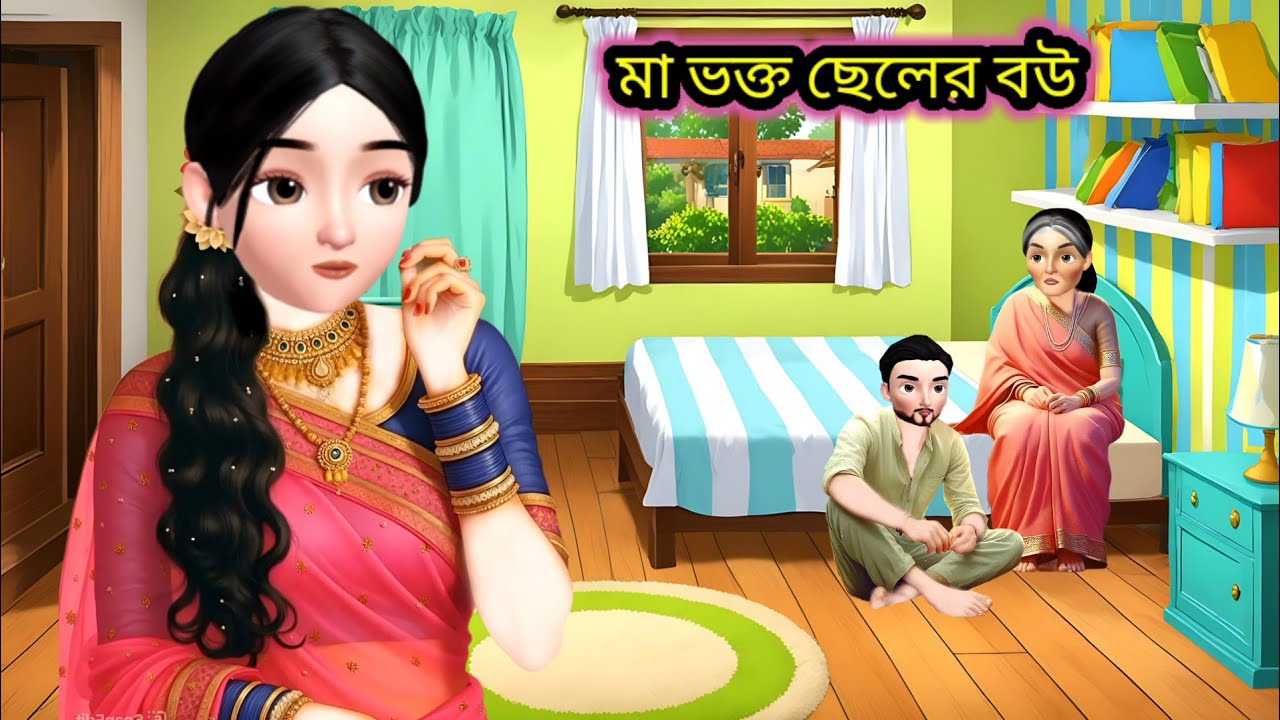 মা ভক্ত ছেলের বউয়ের কষ্ট।। Bangla cartoon।। rupkothargolpo‌‌।।animation video।। cartoon story